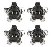 4 Pièces Enjoliveur Cache Moyeu pour Fiat 500X (16inch), Enjoliveurs de Roue Enjoliveurs de Jante Enjoliveurs de Centre de Roue