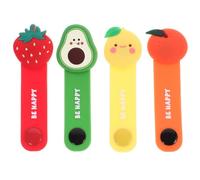 4 Pièces Enrouleurs de Casque à Pression en Silicone | Organisation de Bureau, Aide à Réduire L’encombrement, Convient à Presque Tous les Fils, Lot Multicolore Couleur Aléatoire