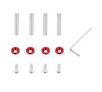 4 pièces/ensemble boîtier d ' ordinateur ventilateur partie alimentation de bureau longue vis radiateur ventilateur pour refroidissement par eau refroidissement vis écrou