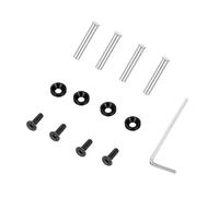 4 pièces/ensemble boîtier d ' ordinateur ventilateur partie alimentation de bureau longue vis radiateur ventilateur pour refroidissement par eau refroidissement vis écrou