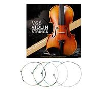 4 pièces/ensemble cordes de violon G-D-a-E cordes universelles à noyau en acier cordes de violon pour Instruments 4/4 3/4 1/2 1/4 guitare ' Extra légère