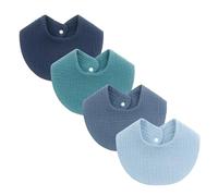 4 Pièces Ensemble De Tissus De Rot Pour Bébé Bavoir D'allaitement Absorbant En Forme De U Serviette De Bave En Coton Pour Garçons Filles Bavoir D'alimentation Pour Nouveau-nés