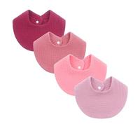 4 Pièces Ensemble De Tissus De Rot Pour Bébé Bavoir D'allaitement Absorbant En Forme De U Serviette De Bave En Coton Pour Garçons Filles Bavoir D'alimentation Pour Nouveau-nés