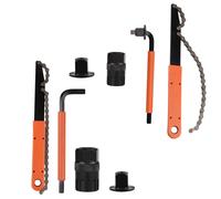 4 Pièces/Ensemble Outils De Retrait De Cassette Haute Dureté Anti-Déformation En Acier Inoxydable Pour Vélo, Roue Libre, Outils De Démontage De Verrouillage Pour Vélo