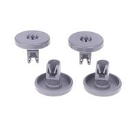 4 Pièces/ensemble Rouleaux De Panier For Roues De Lave-vaisselle Roue De Panier Inférieure, Compatible For AEG, Compatible For Favorit, Pièces De Rechange For Lave-vaisselle