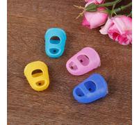 4 pièces/ensemble Silicone guitare bout des doigts pour la formation apprentissage guitare protège-doigts protecteurs ukulélé accessoires de guitare