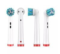 4 Pièces/Ensemble Tête De Brosse À Dents Électrique Pour Oral B Têtes De Brosse De Remplacement De Brosse À Dents Électrique.Marron