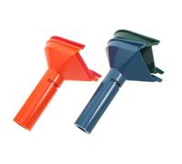 4 Pièces Entonnoir de Tri de Plastique, Débit Fluide | Mouth Large, Canaux Codés Couleur, Design Vertical Empilable, pour Bacs à Pièces et Quarts