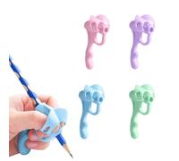 4 Pièces Entraîneur Poignée D'aide à L'écriture, Poignées Crayon de Formation D'enfants D'âge Préscolaire, Poignées Correcteur D'écriture, Poignée de Crayon D'entraînement Ergonomique, pour Enfants
