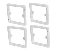 4 Pièces Entretoise de Boîte Électrique 86-type Blanche