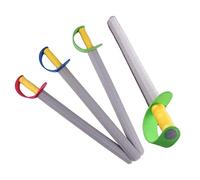 4 pièces épée en Mousse pour Enfants 21 Pouces de Long épée en Mousse Eva Jouet sécurité Doux imperméable Cosplay pour Les Accessoires de Performance la Maternelle Swords for Kids
