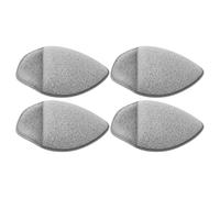 4 Pièces Éponge Démaquillante Goutte D’eau Triangle PU | Nettoyage Précis, Design Ergonomique, Doux pour Peau Sensible, Retrait Maquillage
