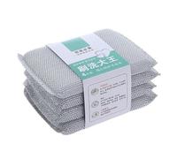 4 Pièces Eponges Réutilisables Lavables, Eponge Reutilisable Lavable, Eponge Vaisselle Microfibre Double Face Éponge Lavable pour Cuisine Plaques Poêles Casseroles Et Poêles Produits Menagers Maison