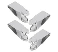 4 Pièces Équeuteur Fraise en Acier Inoxydable, Outil Multifonction