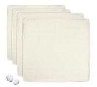 4 Pièces Etamine Alimentaire Réutilisable Cheesecloth, Perméabilité Étamine Tissu en Coton Mousseline Anti-Chaleur, Fine Lavable Chiffon à Fromage pour Cuisine Tofu Café Infusé
