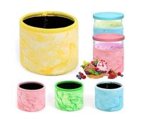 4 Pièces Étui Néoprène Glace, Étui Isolant pour Glace pour Ninja Creami Pintes, Insulated Pint Sleeves pour NC 501, NC 500, pour Maison, Fête, Extérieur (24 OZ)