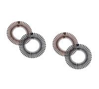 4 Pièces Extensible Cheveux Peigne, Full Circle Peigne, Plastique Souple Peigne Circulaire, Peigne Extensible, Peigne à Cheveux Extensible en Plastique Cheveux Fashions Accessoires