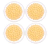4 Pièces Extracteur de Filtre de Machine à Laver Boule Poil A | Jaune, Pp et Polyester, Filtre Flottant Machine Laver, Piège à Peluches
