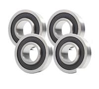 4 pièces F6202RS portant F6202-16-2RS 16x35x11mm roulements à billes à bride F6202-RS for roulement de roue de chariot de jardin Roulement industriel
