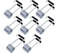 4 pièces Ferme-porte universel à ressort, ressort papillon avec butées en caoutchouc