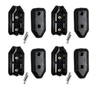 4 Pièces Fermoirs de Corde en Nylon Légers Grands Pinces de Corde Réutilisables Clip de Connexion Réglable pour Connexion de Laisse pour Animaux de Compagnie Clip de Fixation Sécurisé