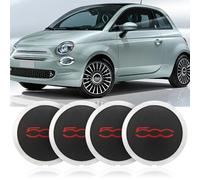 4 pièces FIAT 500 caches de roue - Couvre-moyeu en ABS de haute qualité, 68078419ac, caches de moyeu pour lifting, accessoires de remplacement pour FIAT 500, couvre-jante pour FIAT 500, accessoires