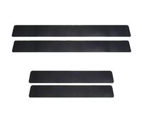4 Pièces Fibre De Carbone Plinthes Autocollant, pour BMW 3er E91 2005-2013 Autocollant de Seuil de Porte Voiture de Fibre Protection Accessoire Voiture Interieur