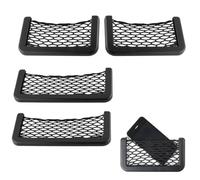 4 Pièces Filet de Rangement Camping Car, Filet Rangement Sac Pocket Organizer pour Voiture pour Véhicules, pour voitures, camping-cars, SUV et camions (noir)