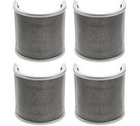 4 Pièces Filtre Anti-pop, Écran U, Diamètre 1,8 à 2,5 Pouces | Structure à Double Couche, Finition Argentée, Pratique pour Chanteurs et Voix Off, Usage Quotidien et Réunions en Ligne