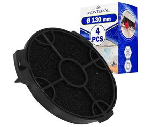 4 Pièces Filtre Charbon Hotte Aspirante Ø 130 mm Modèles CARBFILT4 avec Code Original ART00801 02859394 pour B&Q pour Cata pour Cooke & Lewis pour Designair pour Elica pour MyAppliances - MONTERAL