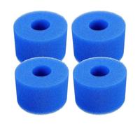 4 pièces - Filtre en mousse pour piscine, 4 pièces, réutilisable, lavable, pour Intex Type S1, cartouche d'éponge filtrante, adapté à Bubble Jetted Pure SPA