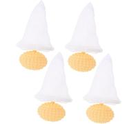 4 Pièces Filtre Flottant Réutilisable pour Machine à Laver Attrape Poils pour Animaux Filet Collecteur de Peluches Facile à Nettoyer Compatible Toutes Machines,Filtre à billes concave et convexe pour