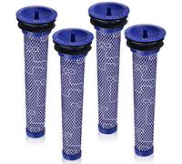 4 Pièces Filtres Pré-Moteur de Rechange pour Aspirateur, Pré-filtre de Poussière de Rechange, Compatibles avec Dyson V6 V7 V8 SV09 DC58 DC59 DC61 DC62 Pièces Accessoires