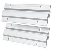 4 Pièces Fixation Miroir, 15 cm French Cleat - 22 kg Charge Maximale et Accroche Miroir Lourd, Crémaillère Française en Alliage d'Aluminium, Support Invisible pour Tableau, Cadre, Étagère - Z Crochet