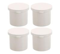 4 Pièces Flacon sous Vide 50ml 1, 7oz PS Rechargeables