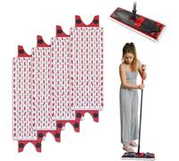 4 Pieces For Vileda Microfibre Mop Refill,For Ultramax/Ultramax Turbo Mop,Refill Mop For Vileda Superior Absorption For All Floor Types