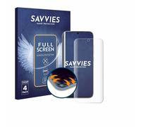 savvies 4 Pièces Full-Screen Ecran Protection pour Honor Magic 8 Full Cover Film Protection 3D Curved [Couverture Complète, Transparente]