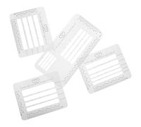 4 Pièces Gabarit D’enveloppe Adresse Pp, 4 Styles | Invitations de Mariage, Quatre Lignes de Tailles Variées, Design Ergonomique, Usage Écoresponsable