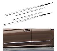 4 pièces Garniture Latérale de Porte pour Chrysler Pacifica 2017-2025, Voiture Jupe Latérale Protection Autocollant Bande Anti,Silver-Normal