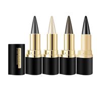 4 Pièces Gel Eyeliner Waterproof - Stylo Noir Effet Tatouage, Mat À Séchage Rapide - Crayon Yeux