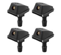 4 Pièces Gicleur lave glace, Gicleur Lave Glace, Buses de Lave-Glace Avant, Brise Jet Buses Gicleurs Pulvérisateurs Universelle Avant Buse Pare-Brise Pulvérisation D'essuie-Glace