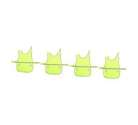 4 Pièces Gilet Réfléchissant pour Chien Équipement pour Animaux De Compagnie Gilets De Sécurité pour Chiens Gilet De Chantier pour Chien Gilet De Chien Tissu Oxford Light Green Toddmomy