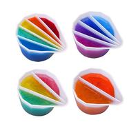 4 pièces Gobelet Divisé Pour Verser En Silicone, Tasse Fendue Peinture