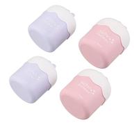 4 Pièces Gobelet Mousse Faciale Manuel Portable | PP Léger, Opération Simple, Mousse Rapide et Nettoyage Profond, Format Pratique pour Déplacements