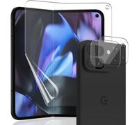 4 Pieces Google Pixel 9 Pro Fold Screen Protector, Flexible Screen Protector Film 1 Piece And 2 Pieces Lens Protector Anti-Scratch High Protection For Google Pixel 9 Pro Fold