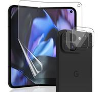 4 Pieces Google Pixel 9 Pro Fold Screen Protector, Flexible Screen Protector Film 1 Piece And 2 Pieces Lens Protector Anti-Scratch High Protection For Google Pixel 9 Pro Fold