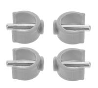 4 Pièces Goupille de Rechange, Clip C Verrouillage | Acier, Plastique ABS, Remplacement Rapide, pour Réglage Hauteur et Trous de Canne Après Chirurgie