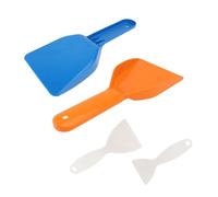 4 Pièces Grattoir de Dégivrage en ABS, pour Glace et Givre | Outil de Dégivrage à Prise Confortable, Design Lisse, Usage Restaurant, Comptoirs et Vitrines de Congélation