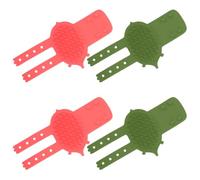 4 Pièces Griffoir de Massage pour Chat Tête de Chat, Réglable, Abs | Base Antidérapante, Structure Modulaire, Brossage D’angle Mural, pour Surfaces de Tapis et Foyers Multi-chats