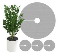 4 Pièces Grille de Protection pour Pot de Fleurs, 40cm Couvercle de Protection du Sol pour Pots de Fleurs, Protector Contre Les Chats, Protège la Terre des Animaux et des Enfant